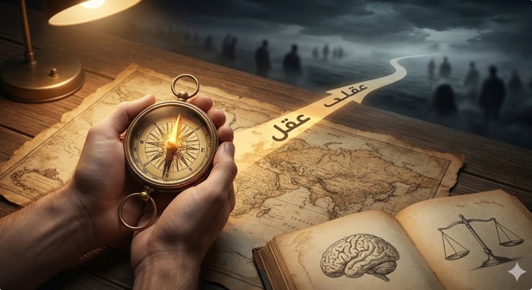 خرد یگانه منبع اصیل معرفت که قطب نمای حرکت انسان آزاد است.